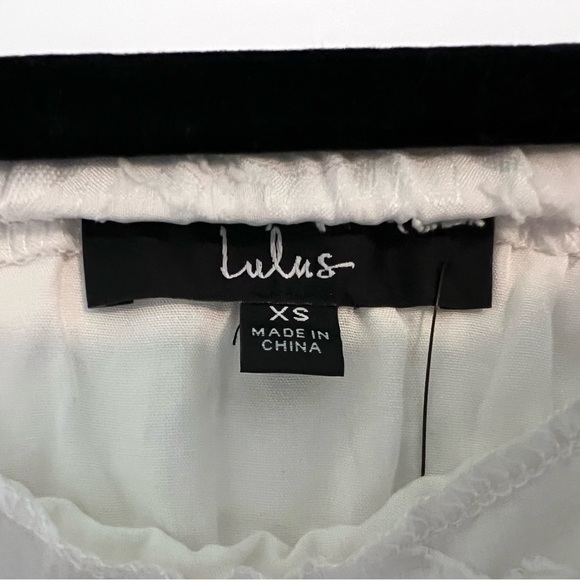 Lulus Tomorrow and Always Off The Shoulder White Burnout Floral Mini Dress - Picture 5 of 8